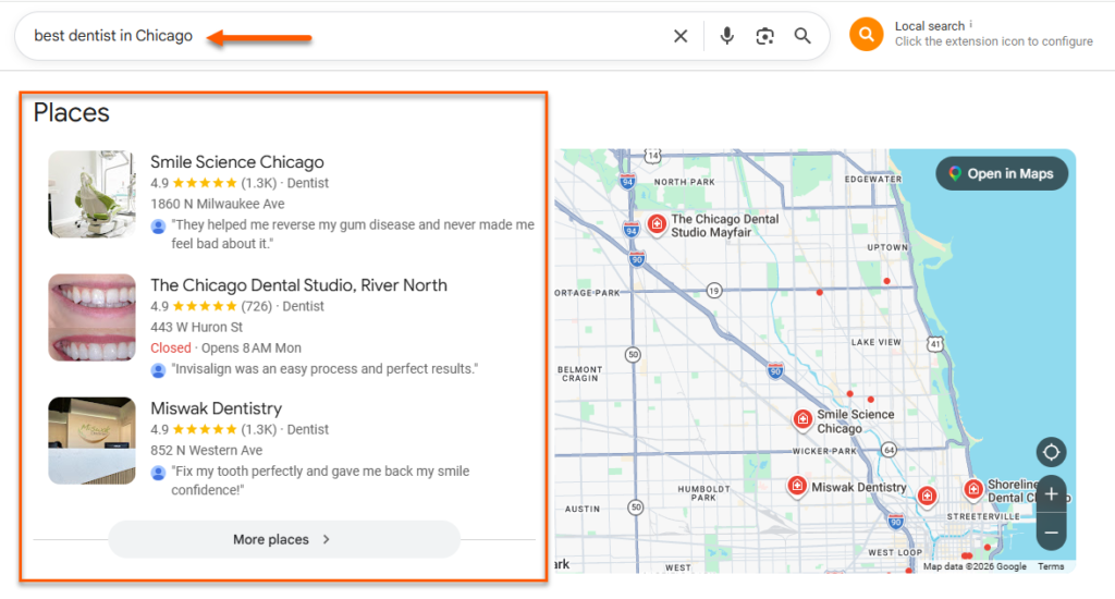 local seo vs traditional seo