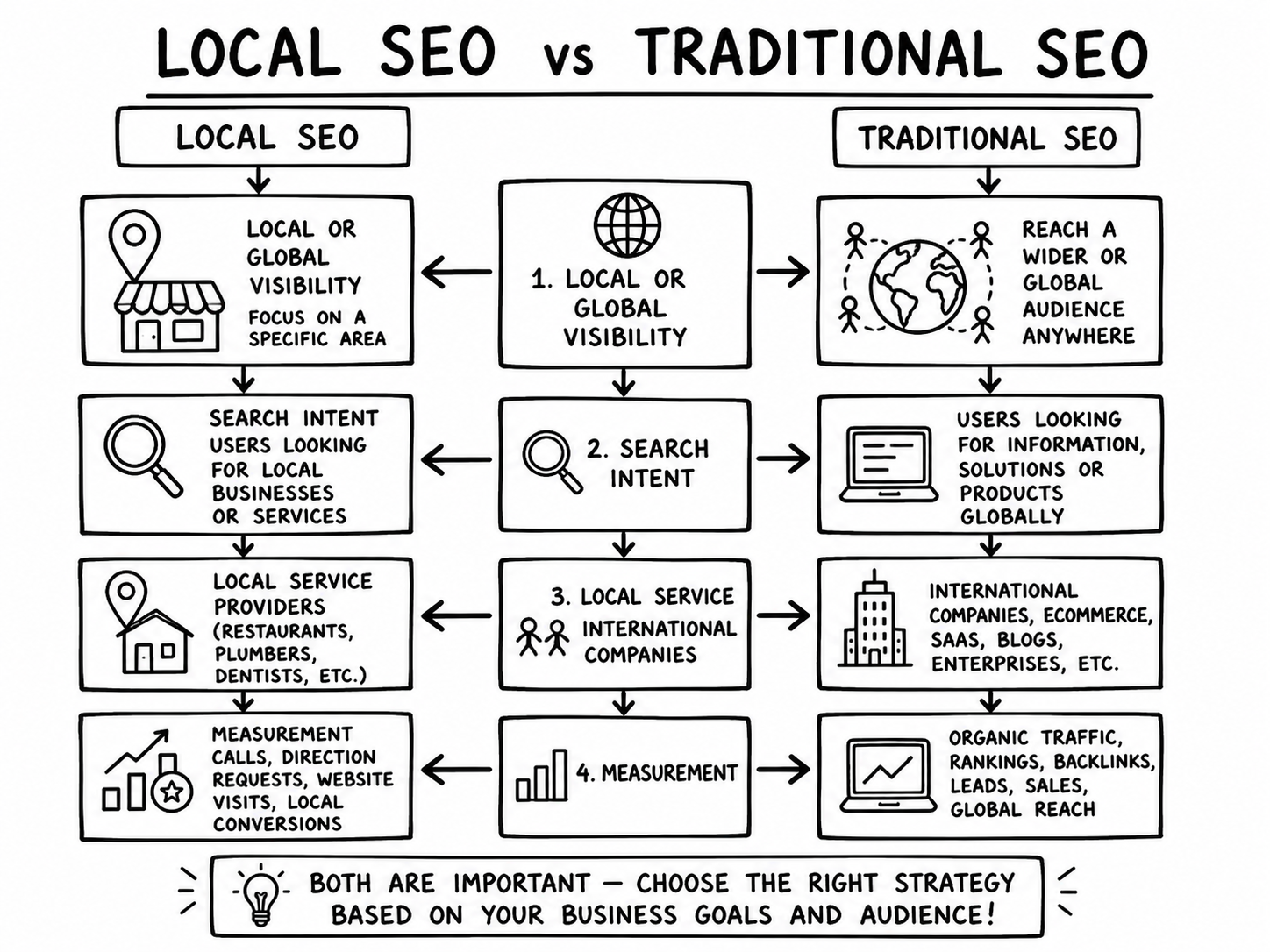 local seo vs traditional seo - what's the difference
